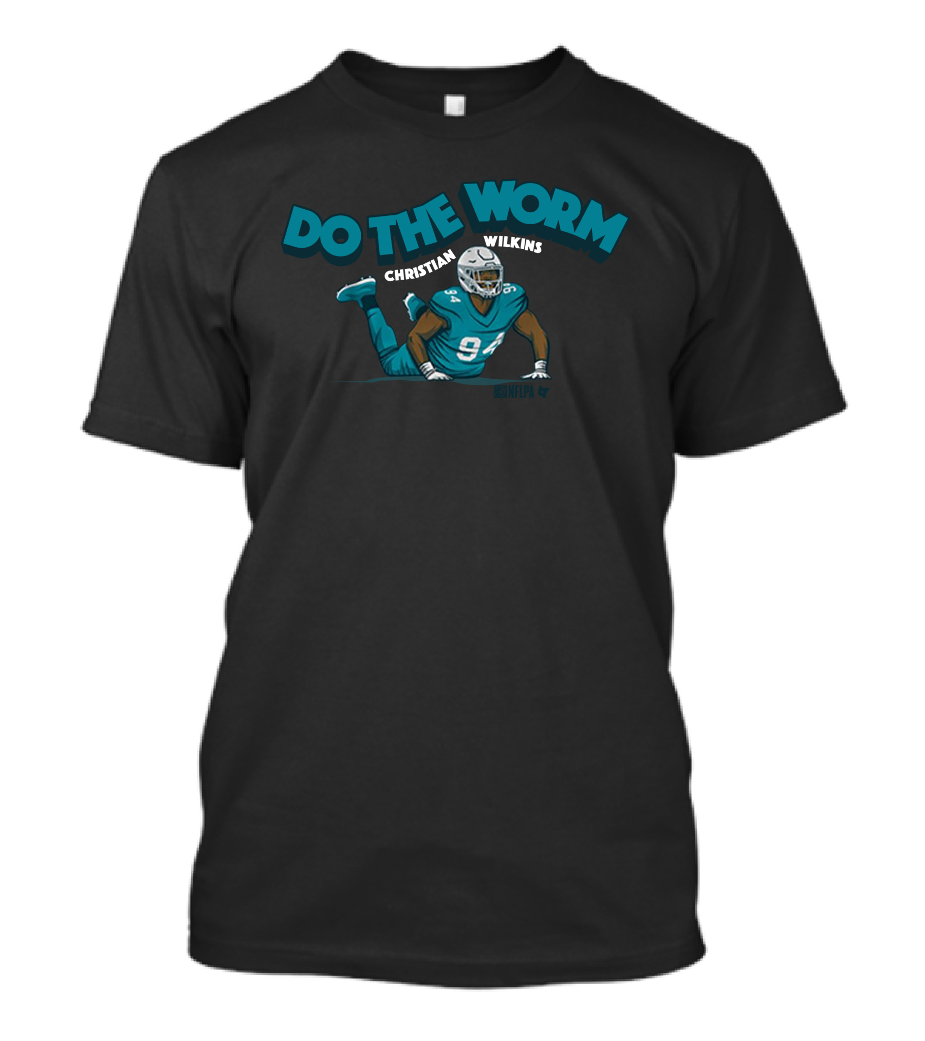 Christian Wilkins Do The Worm Football T-Shirt