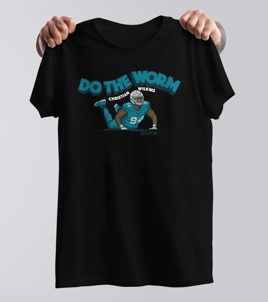 Christian Wilkins Do The Worm Football T-Shirt
