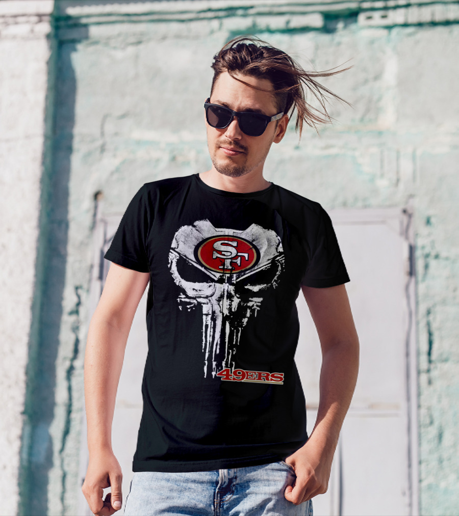 49ers Sf Punisher Logo T-Shirt
