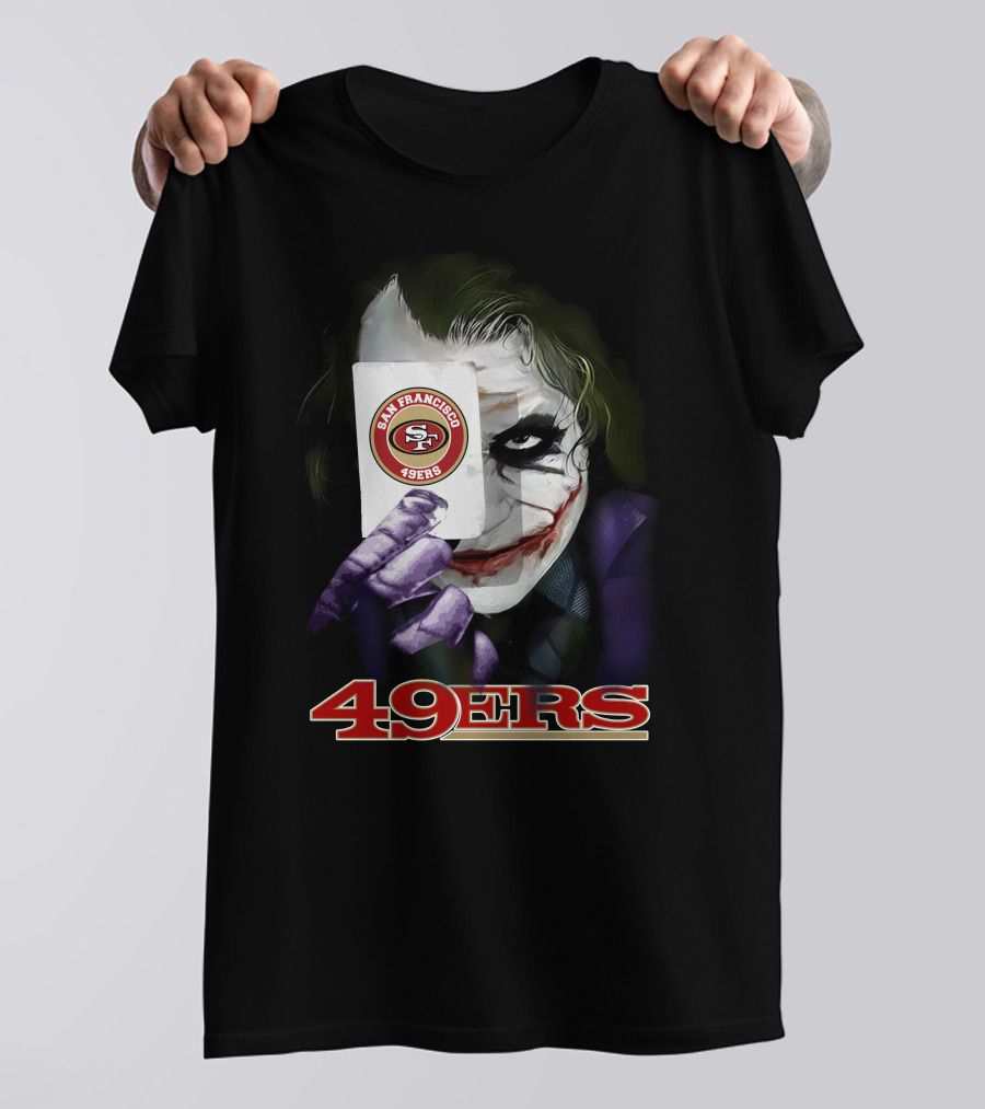 San Francisco 49ers Joker Playing Card T-Shirt