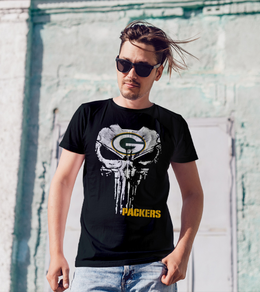 Packers G Logo Skull T-Shirt