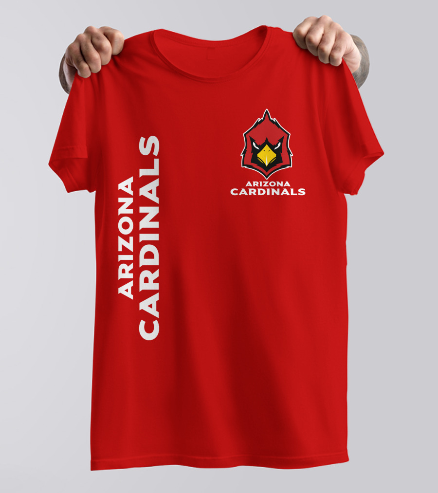 Arizona Cardinals Nfl Team Red Bold T-Shirt