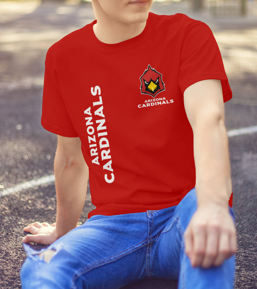 Arizona Cardinals Nfl Team Red Bold T-Shirt