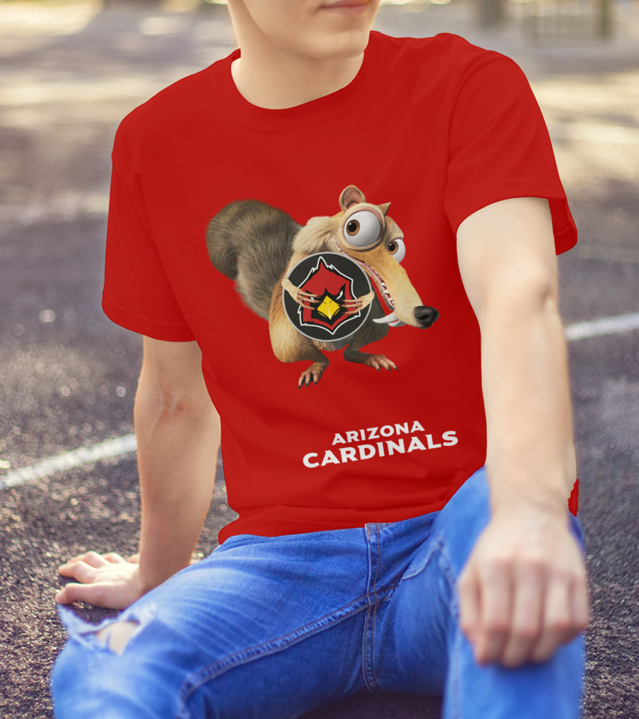 Arizona Cardinals Scrat Ice Age Collaboration T-Shirt