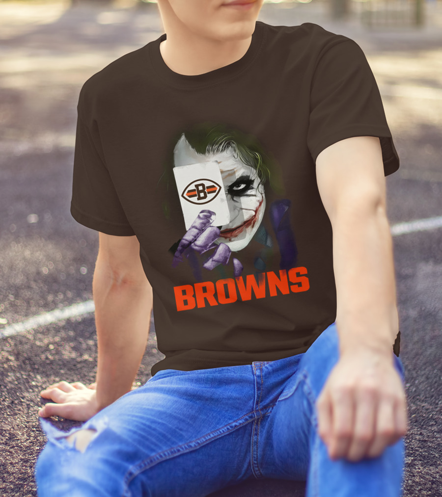 Browns Joker Card T-Shirt