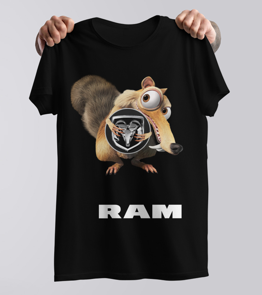 Scrat Ice Age Ram Logo T-Shirt