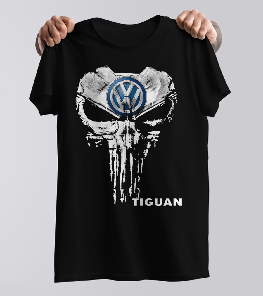Volkswagen Tiguan Punisher Skull T-Shirt