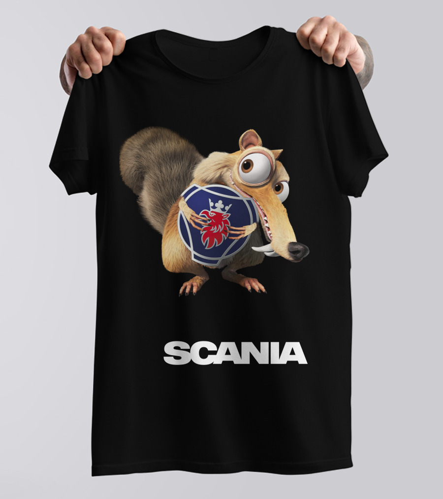Scania Ice Age Scrat Shield T-Shirt