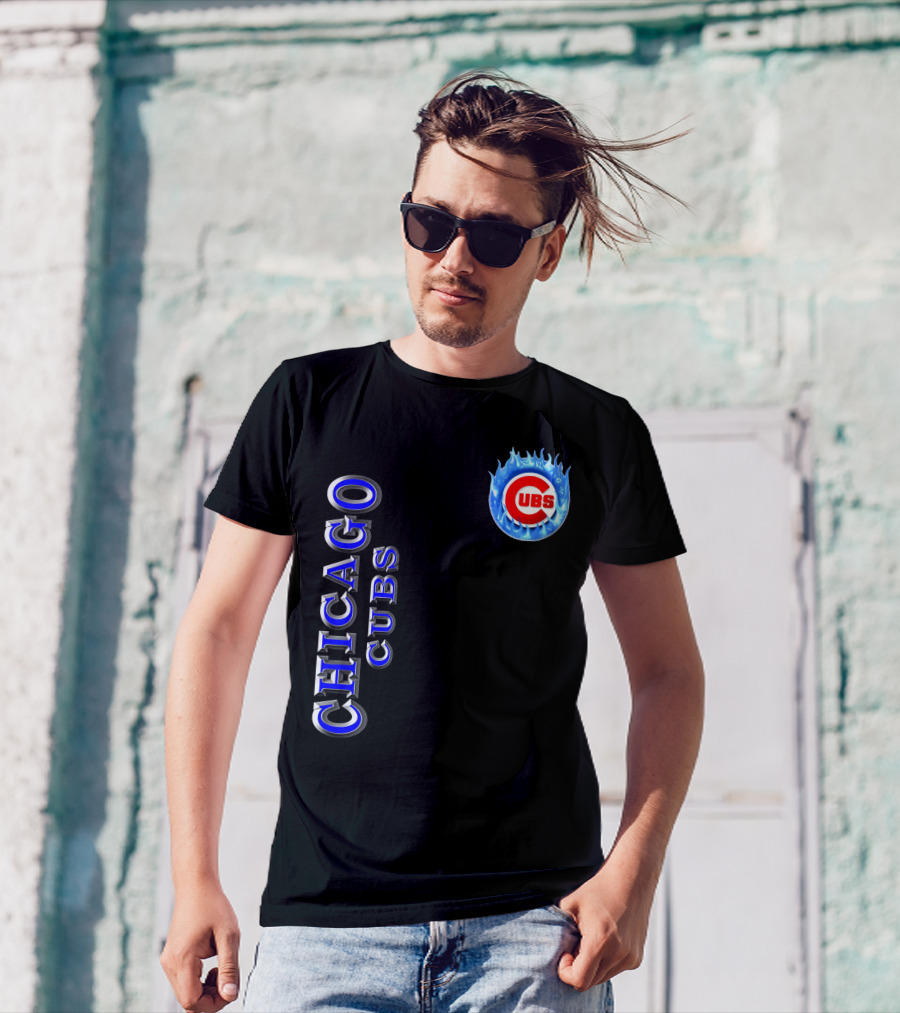 Chicago Cubs 03 Flame T-Shirt
