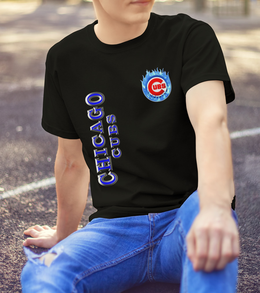 Chicago Cubs 03 Flame T-Shirt