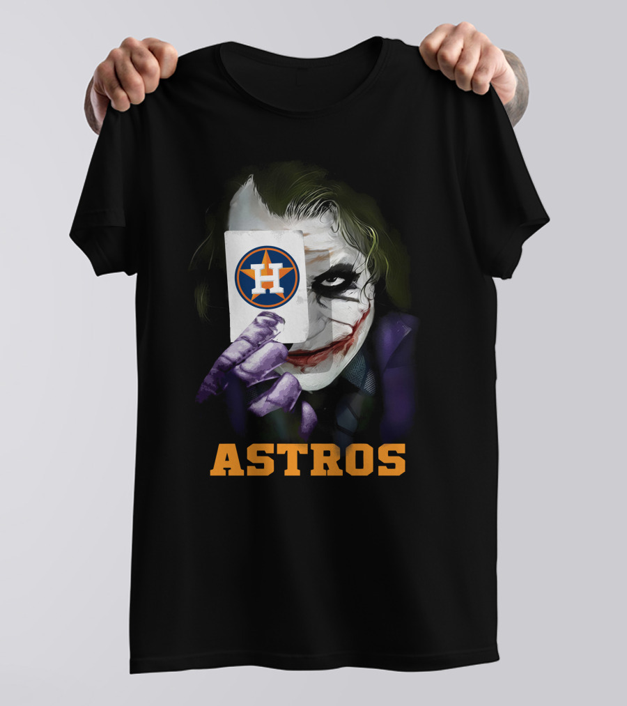 Astros Joker Houston Baseball Card T-Shirt