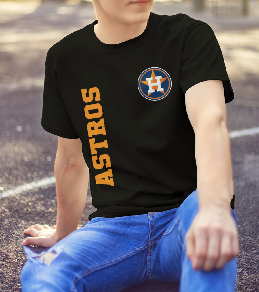 Astros Houston Logo Vertical T-Shirt