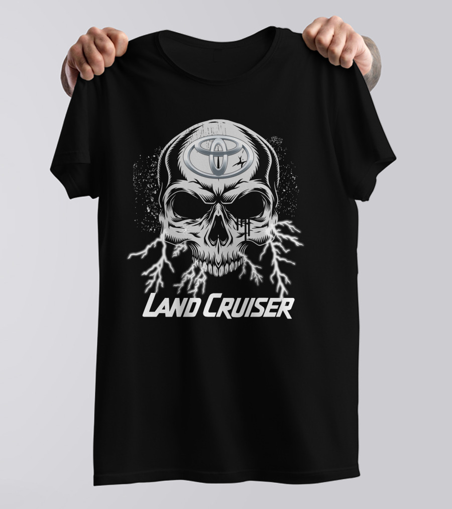 Toyota Land Cruiser Skull 23 Lightning T-Shirt