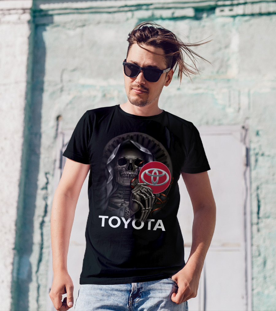 Toyota Grim Reaper Skeleton Holding T-Shirt