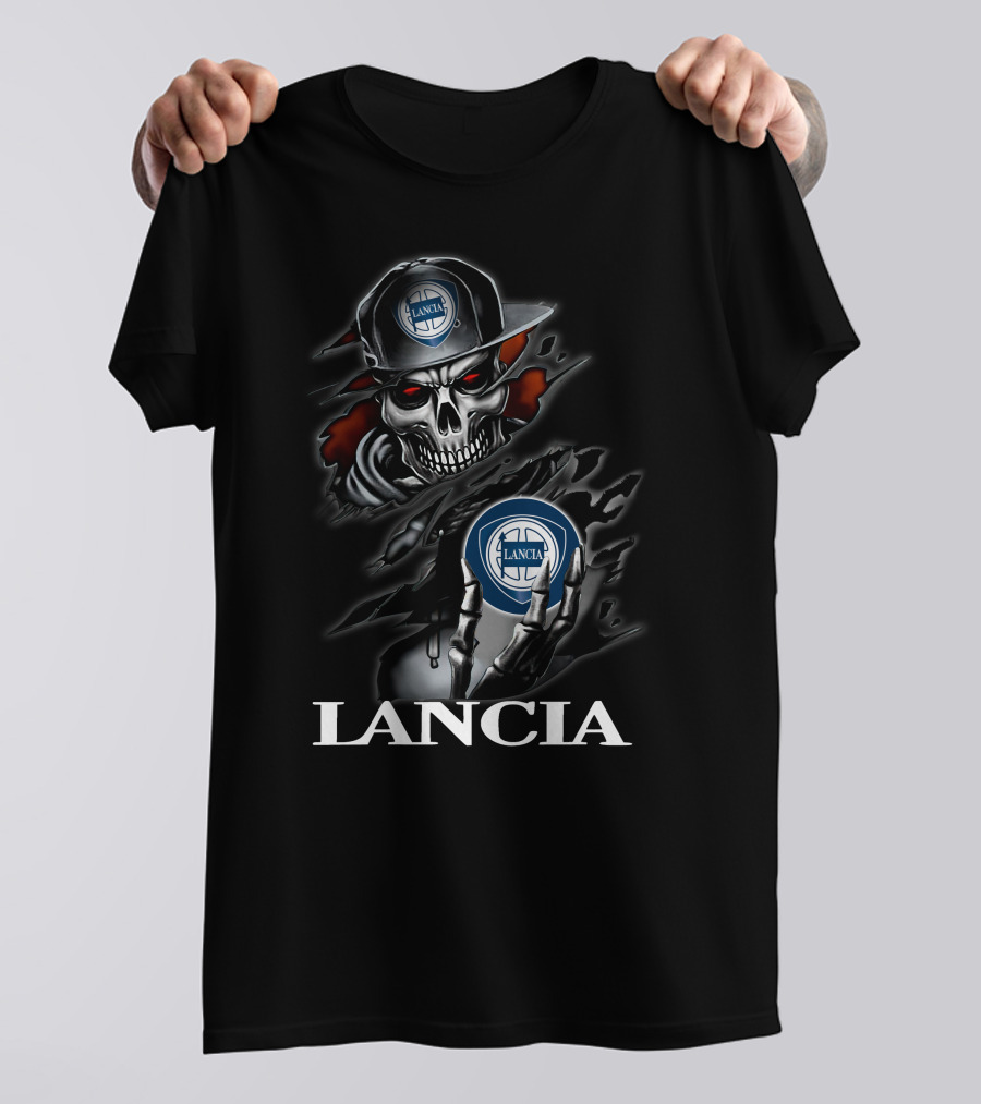 Lancia Skeleton Holding T-Shirt