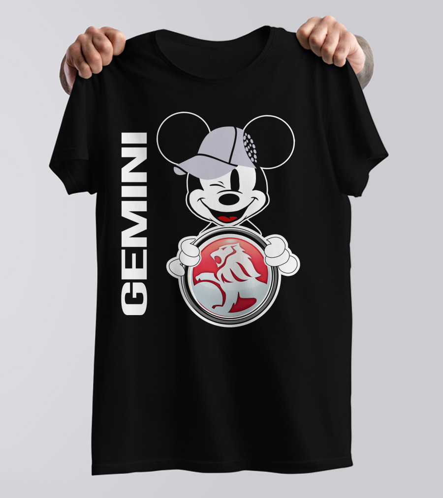 Gemini Mickey Holding Holden Lion T-Shirt