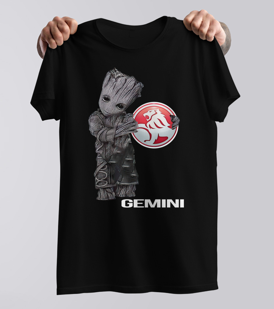 Gemini Holden Groot Character With Lion T-Shirt