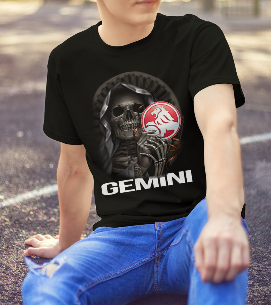 Gemini 18 Grim Reaper Holding Holden T-Shirt