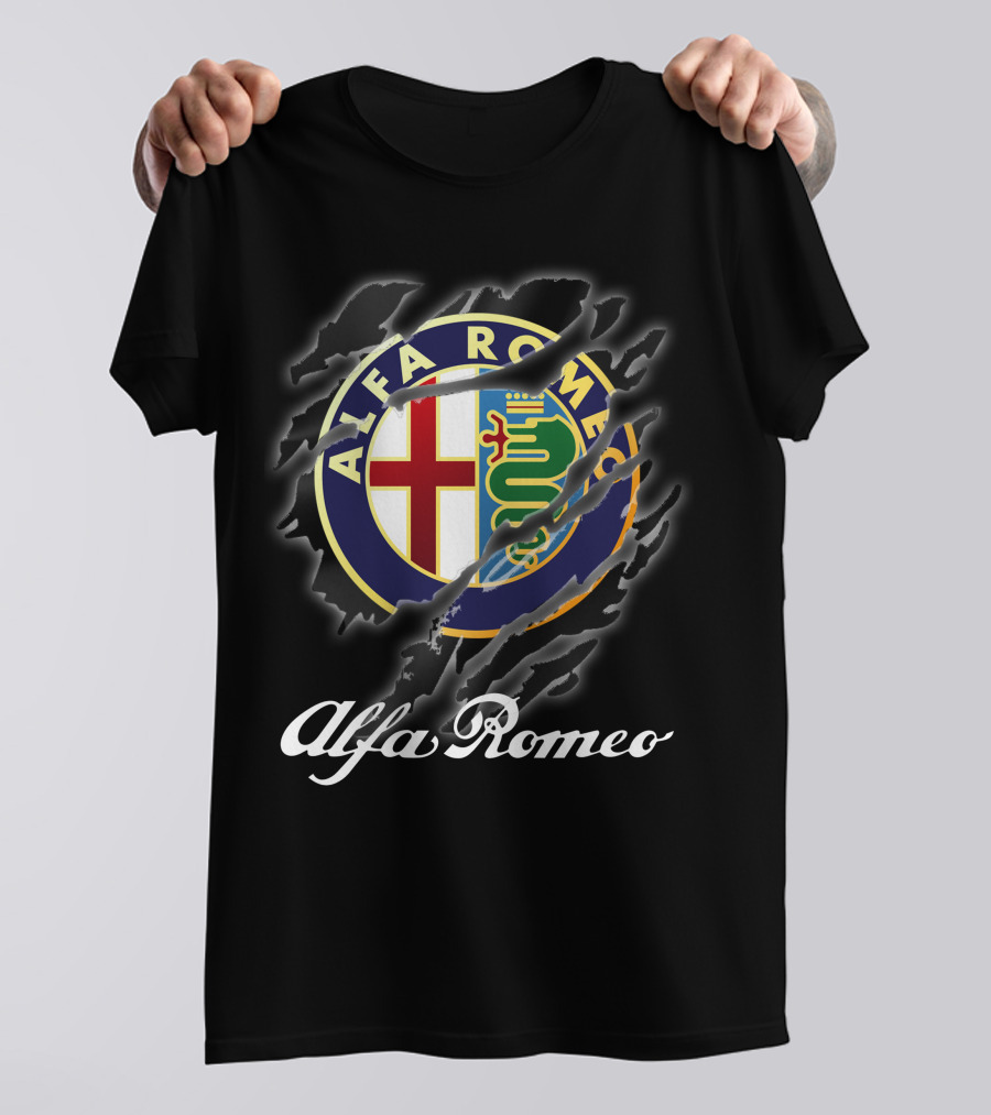 Alfa Romeo Logo With Claw Marks T-Shirt