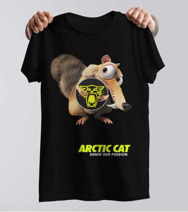 Arctic Cat Share Our Passion Ice Age Scrat T-Shirt