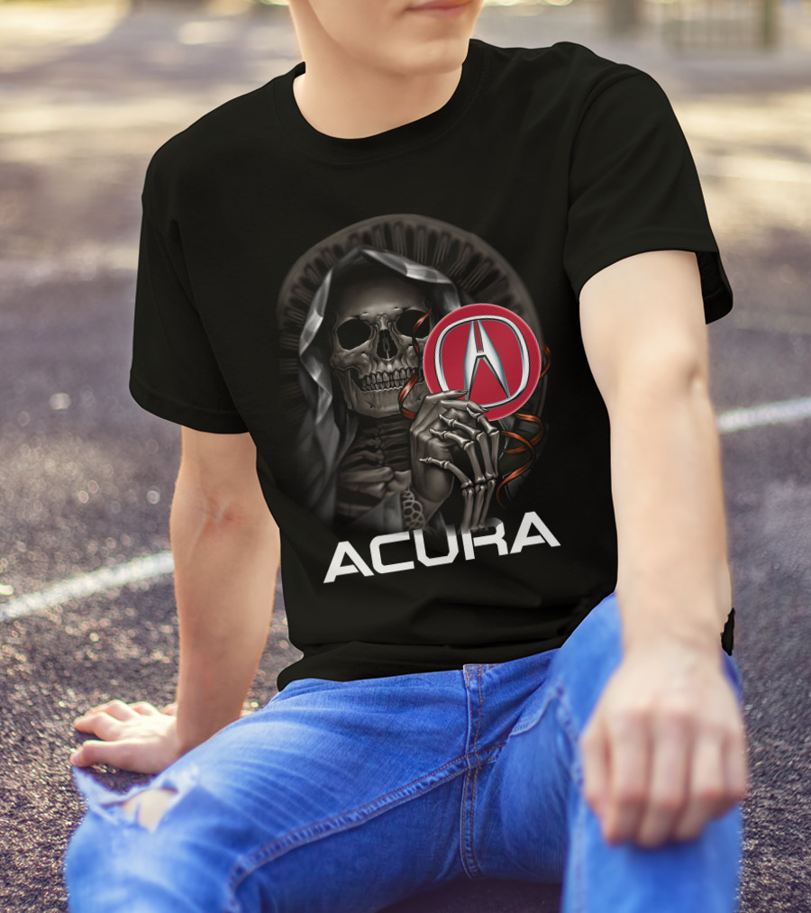 Acura Grim Reaper Skull Emblem T-Shirt
