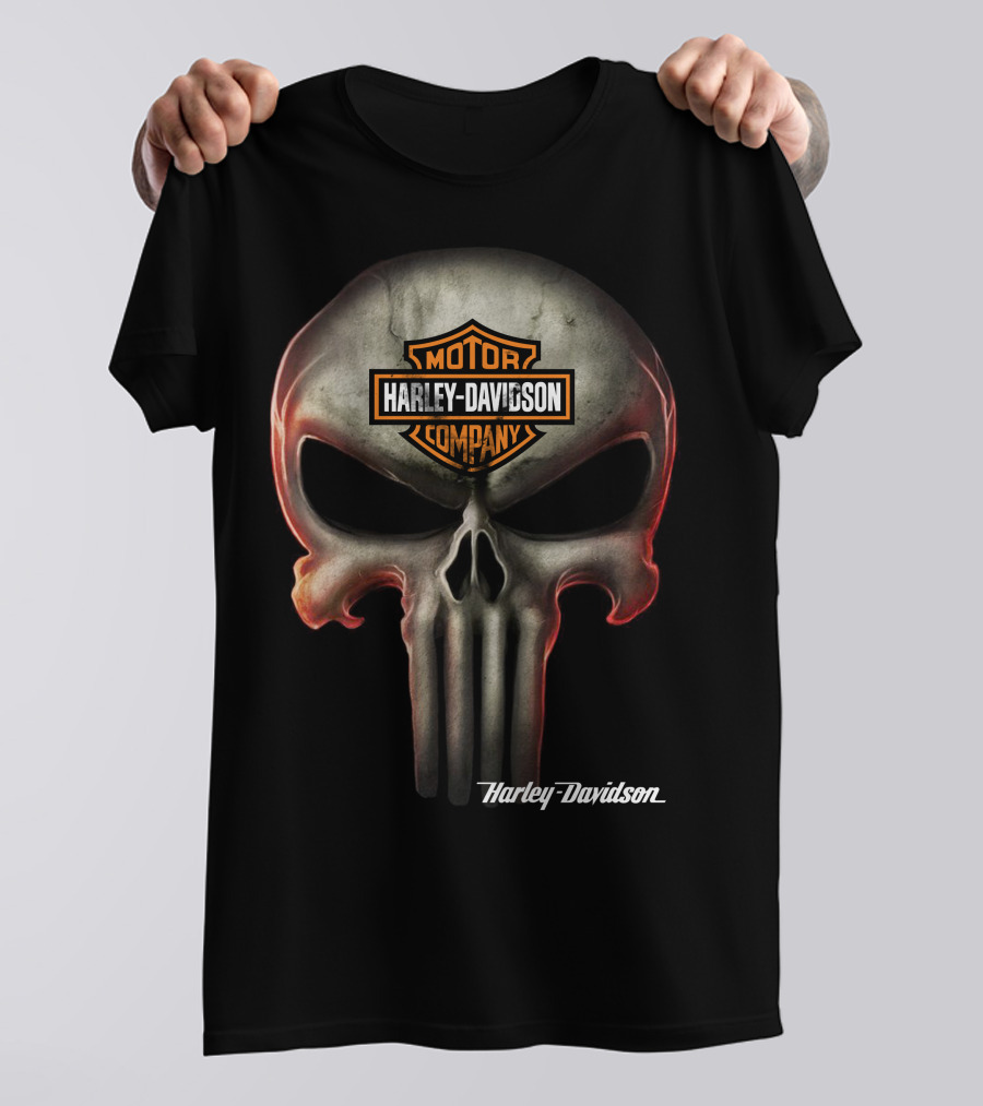Harley Davidson Motor Company Skull T-Shirt