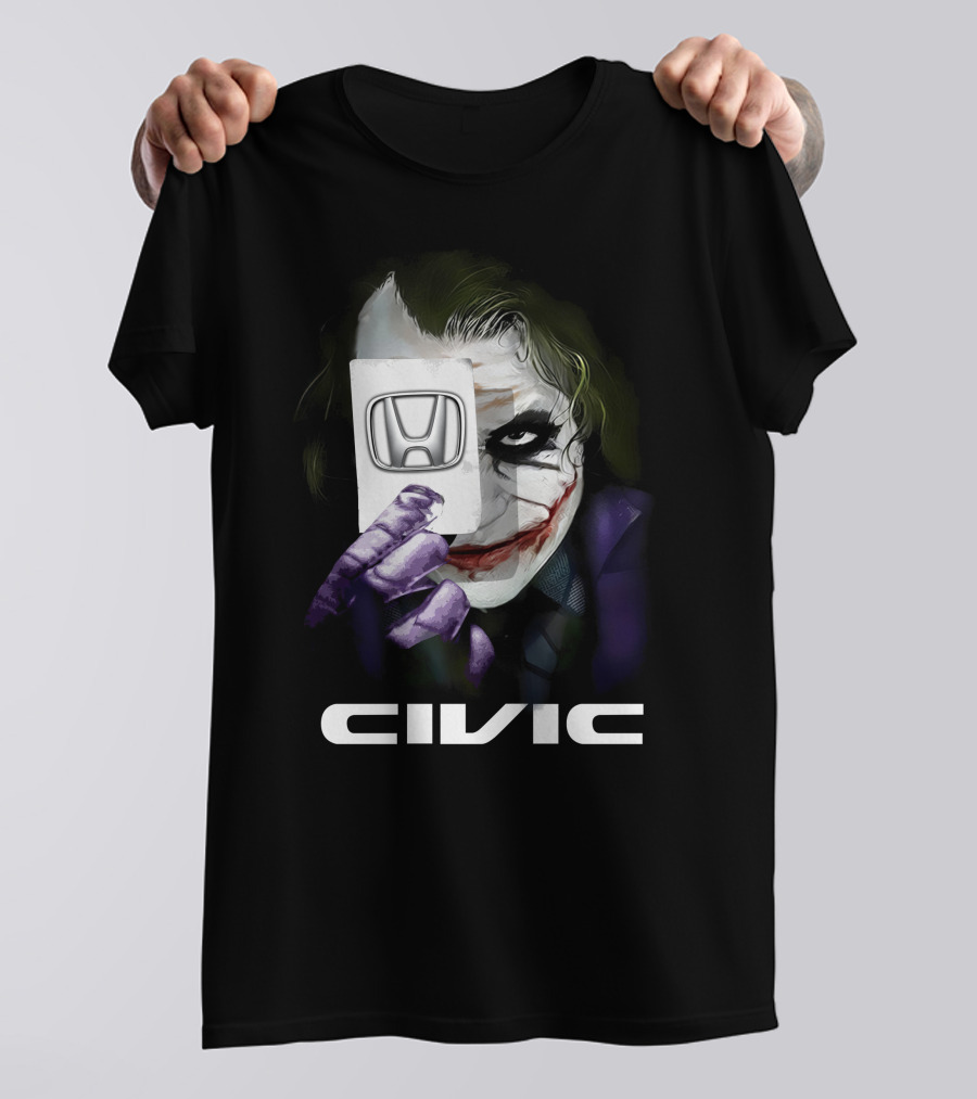 Civic 17 Joker Card With Honda T-Shirt
