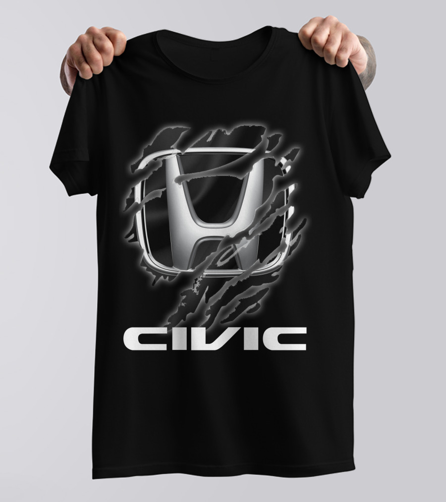 Honda Civic 09 Claw Mark T-Shirt