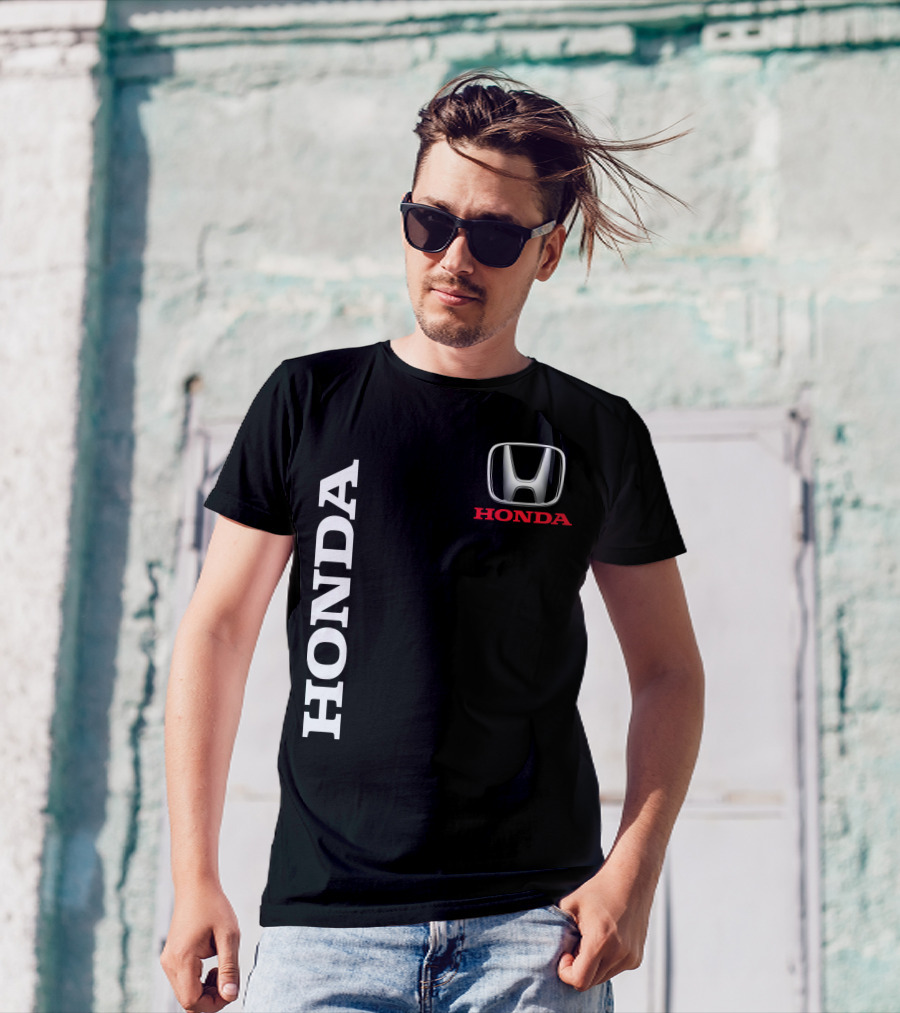 Honda Vertical Logo Emblem T-Shirt