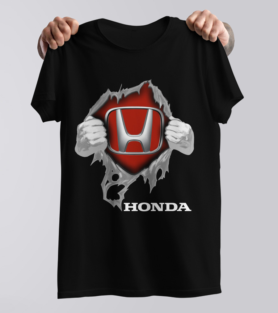 Honda 06 Logo Torn Reveal Hands T-Shirt