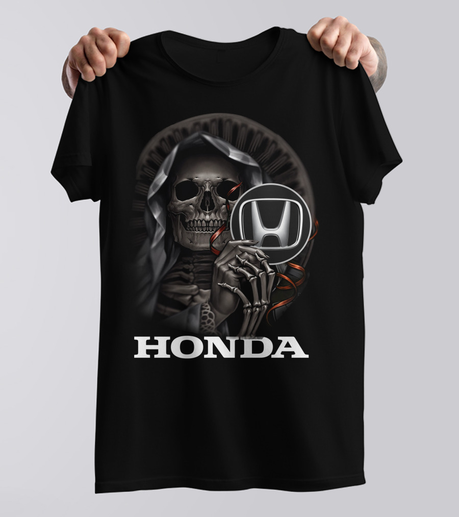 Honda Skull Reaper Holding T-Shirt