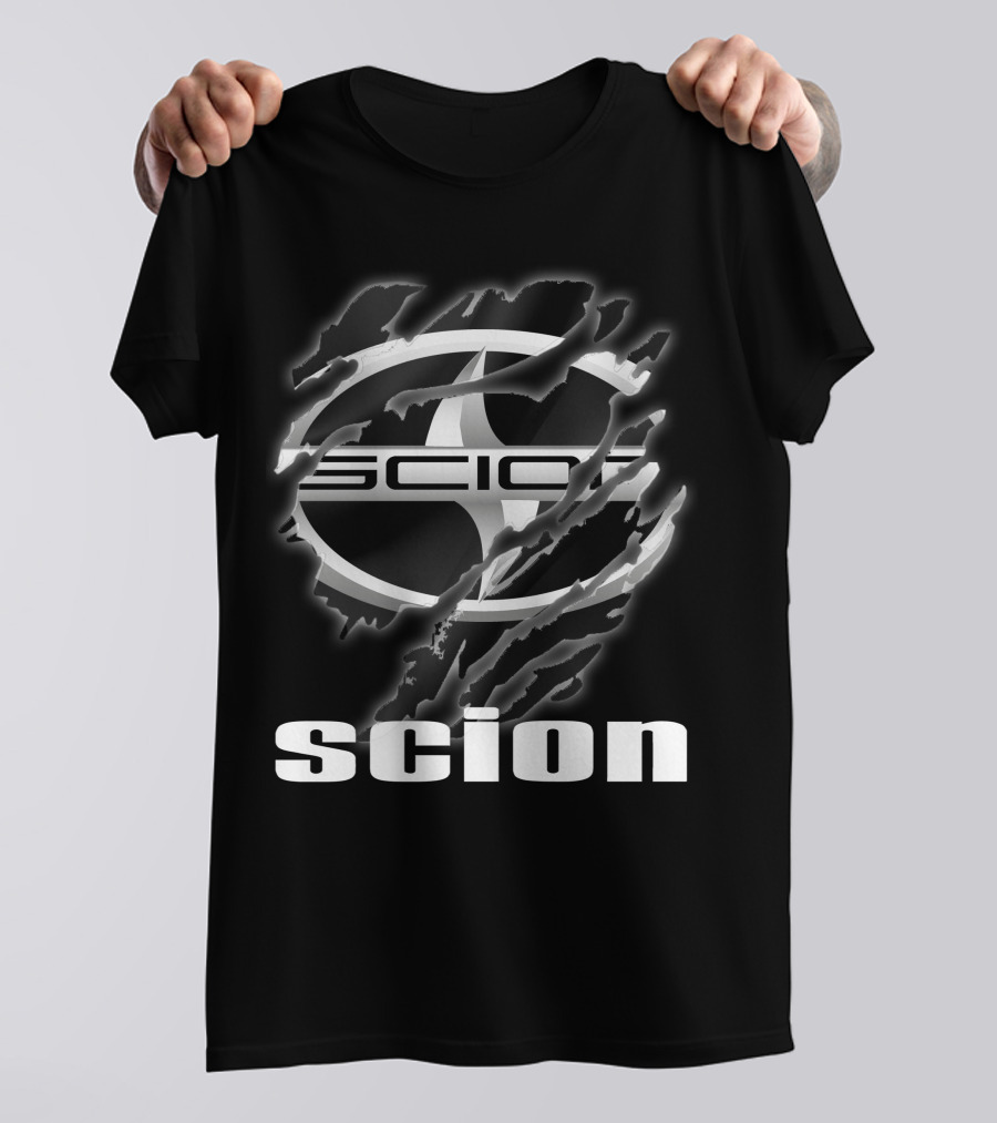 Scion Logo With Claw Marks T-Shirt