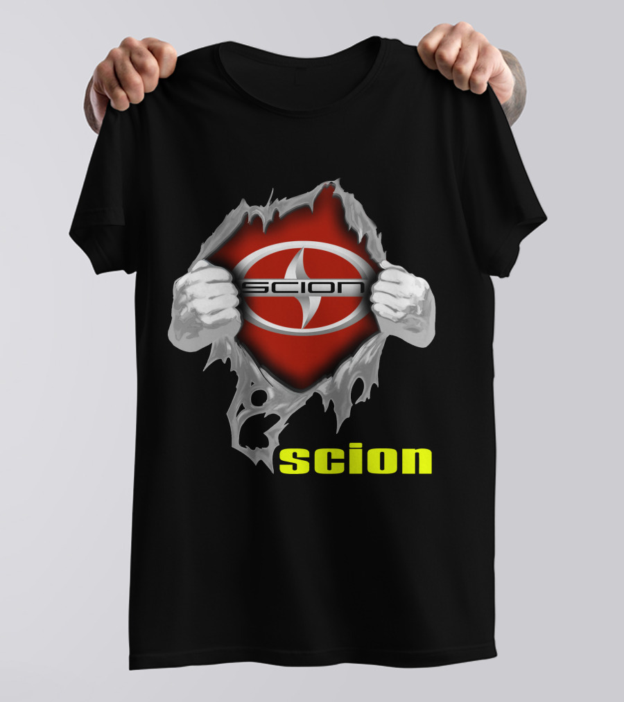 Scion Logo Ripping Through T-Shirt