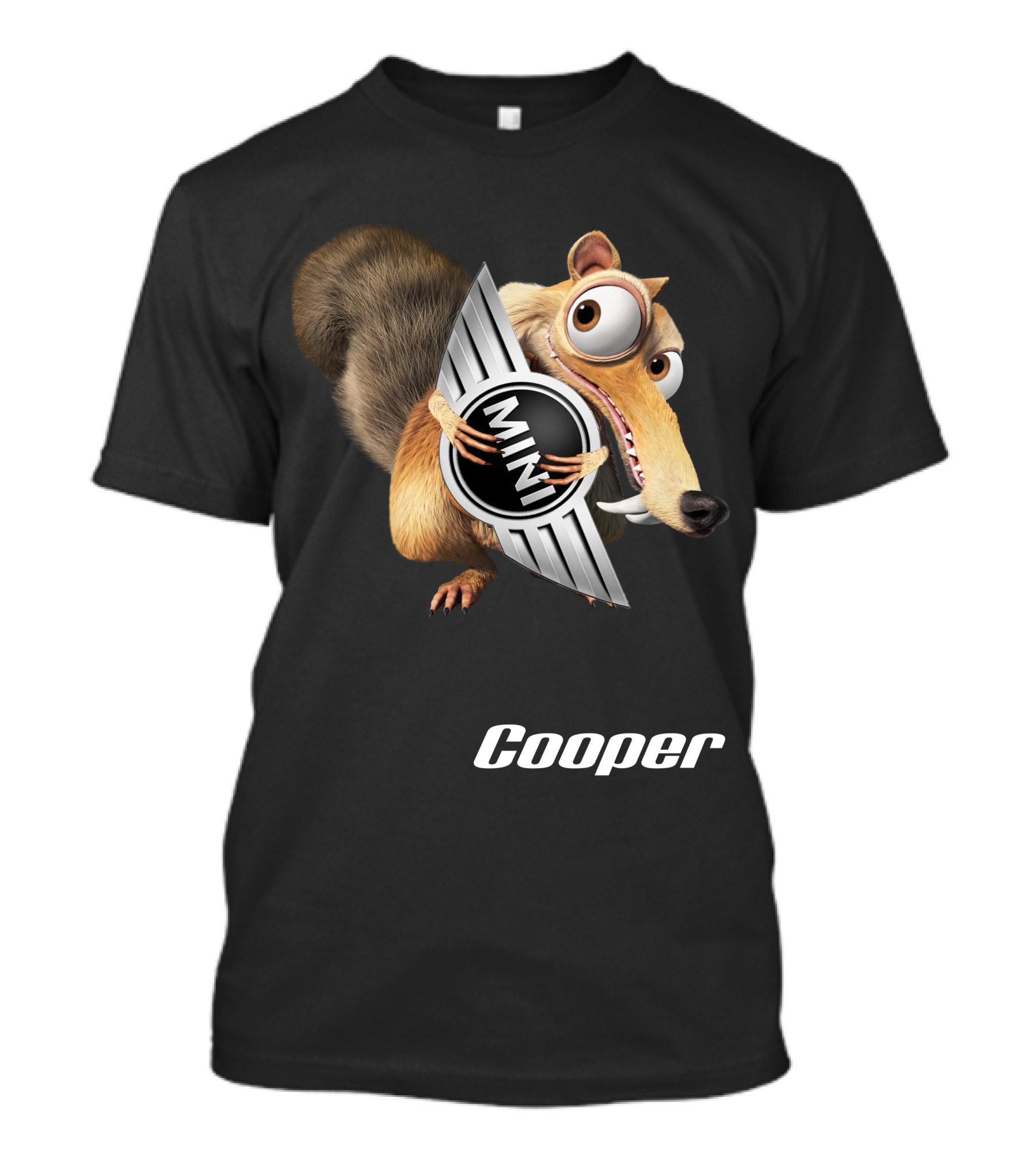 Mini Cooper Scrat Crossover 16 Ice Age Squirrel T-Shirt
