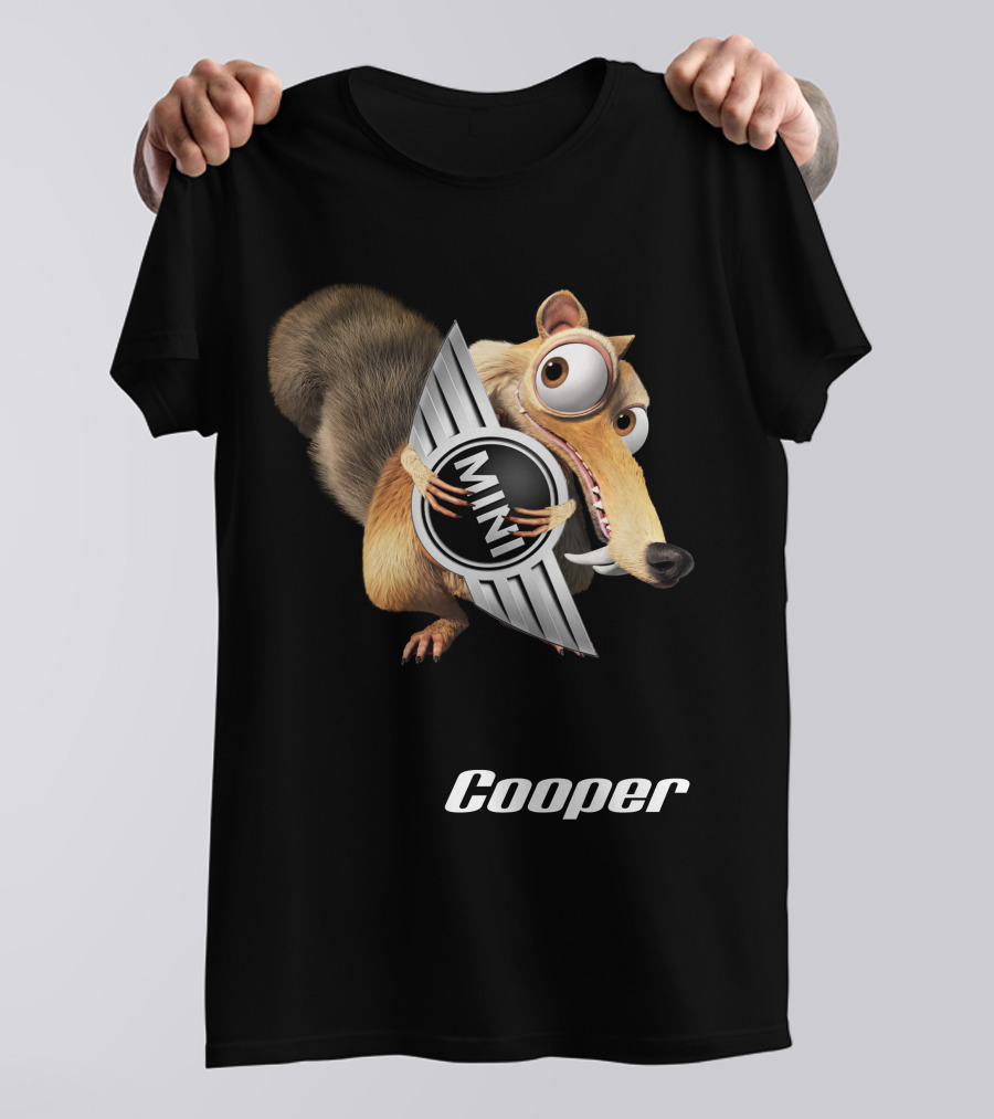 Mini Cooper Scrat Crossover 16 Ice Age Squirrel T-Shirt