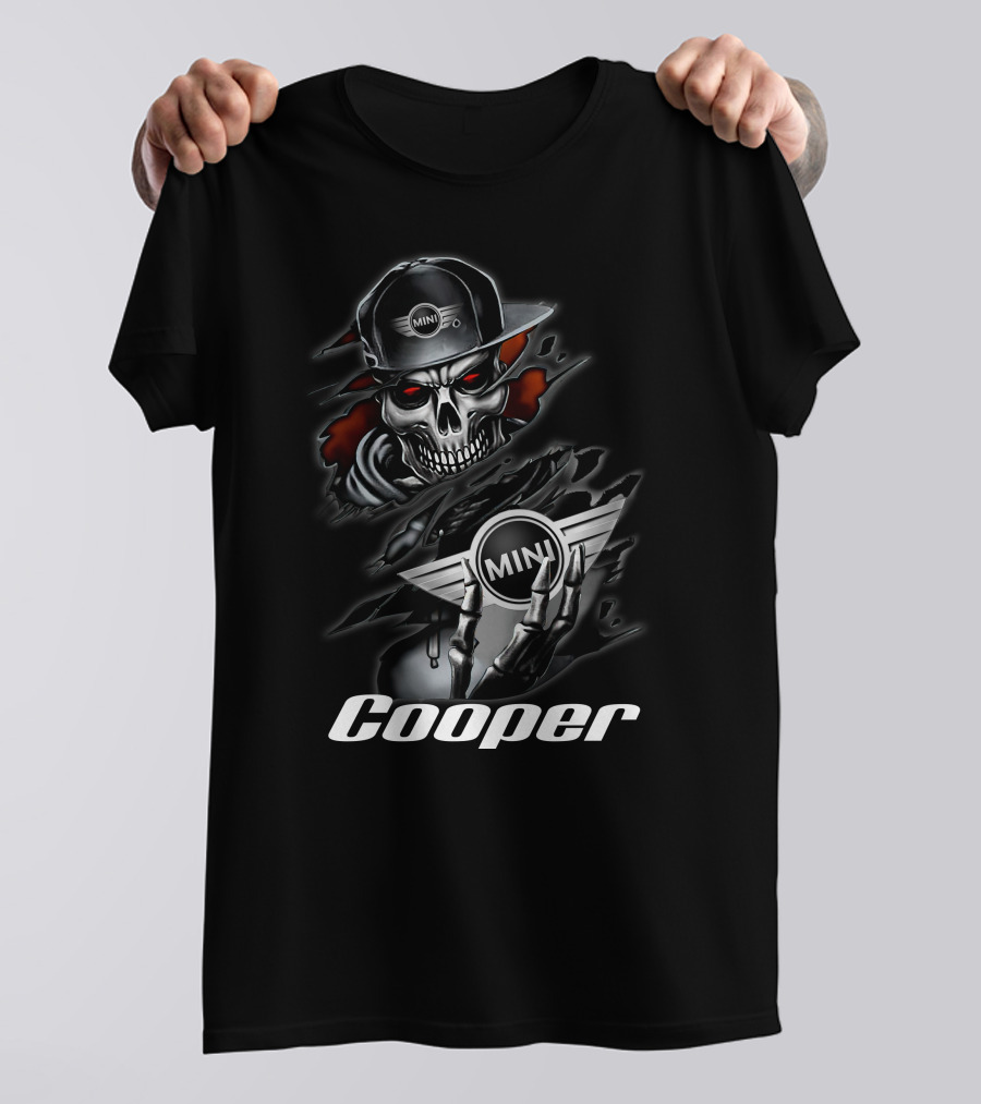Cooper Mini Skull Hat Jacket Winged T-Shirt