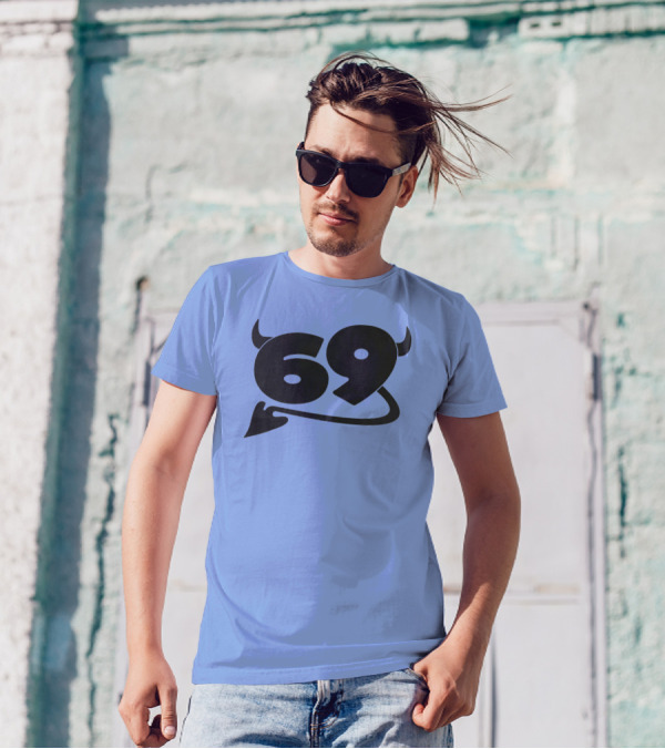 69 Devil Tail Horns King Princess Merch T-Shirt