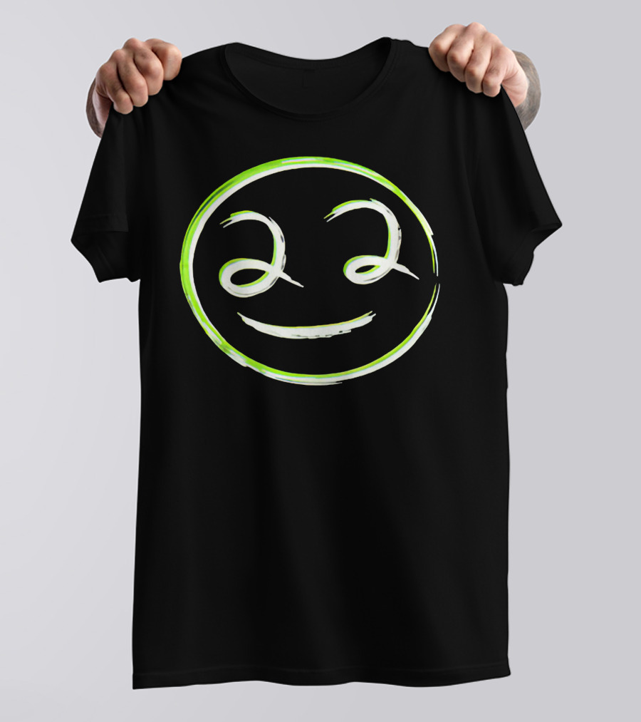 Dream Team Pride Smiley Icon Green Accents T-Shirt