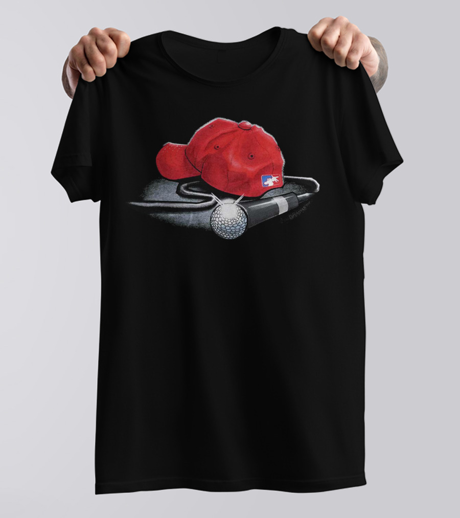 Limp Bizkit Red Cap Microphone MLB T-Shirt