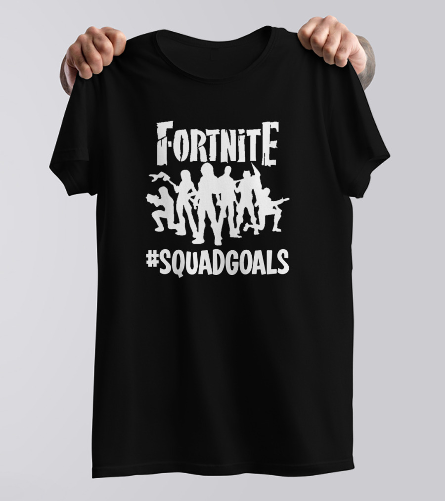 Fortnite #Squadgoals Silhouette Characters T-Shirt