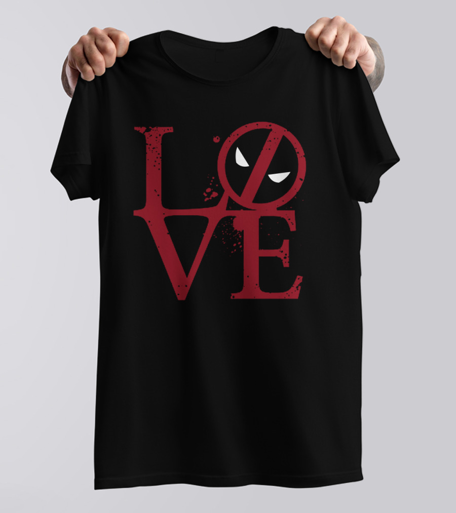 Love Deadpool Iconic Mask T-Shirt