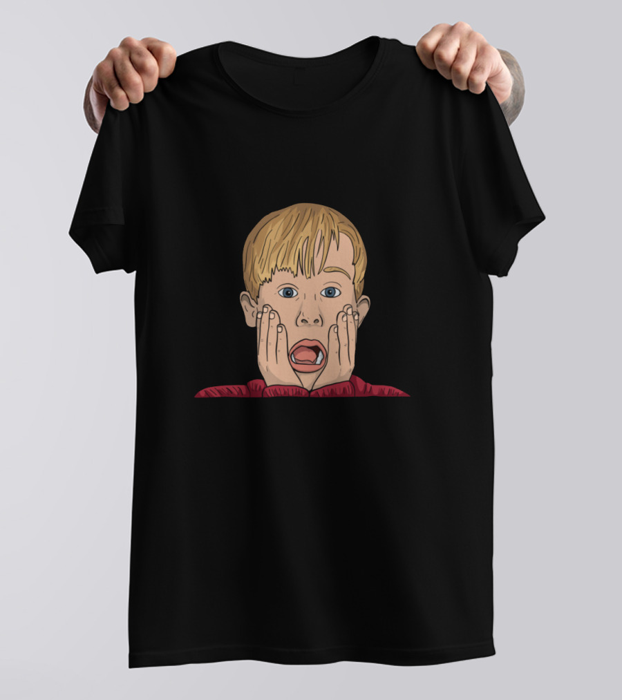 Merry Christmas Ya Filthy Animal Home Alone Surprise Expression Iconic Phrase T-Shirt