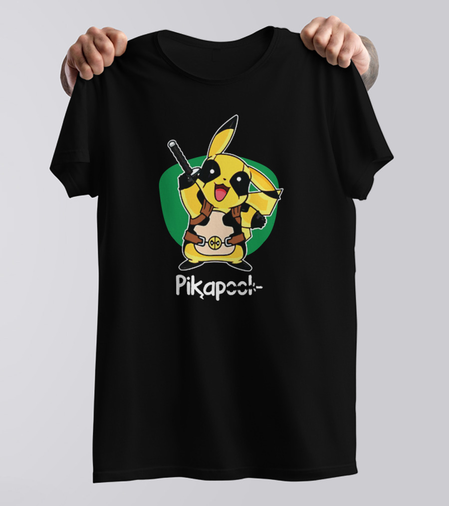 Pikapool Pikachu Deadpool Fusion T-Shirt