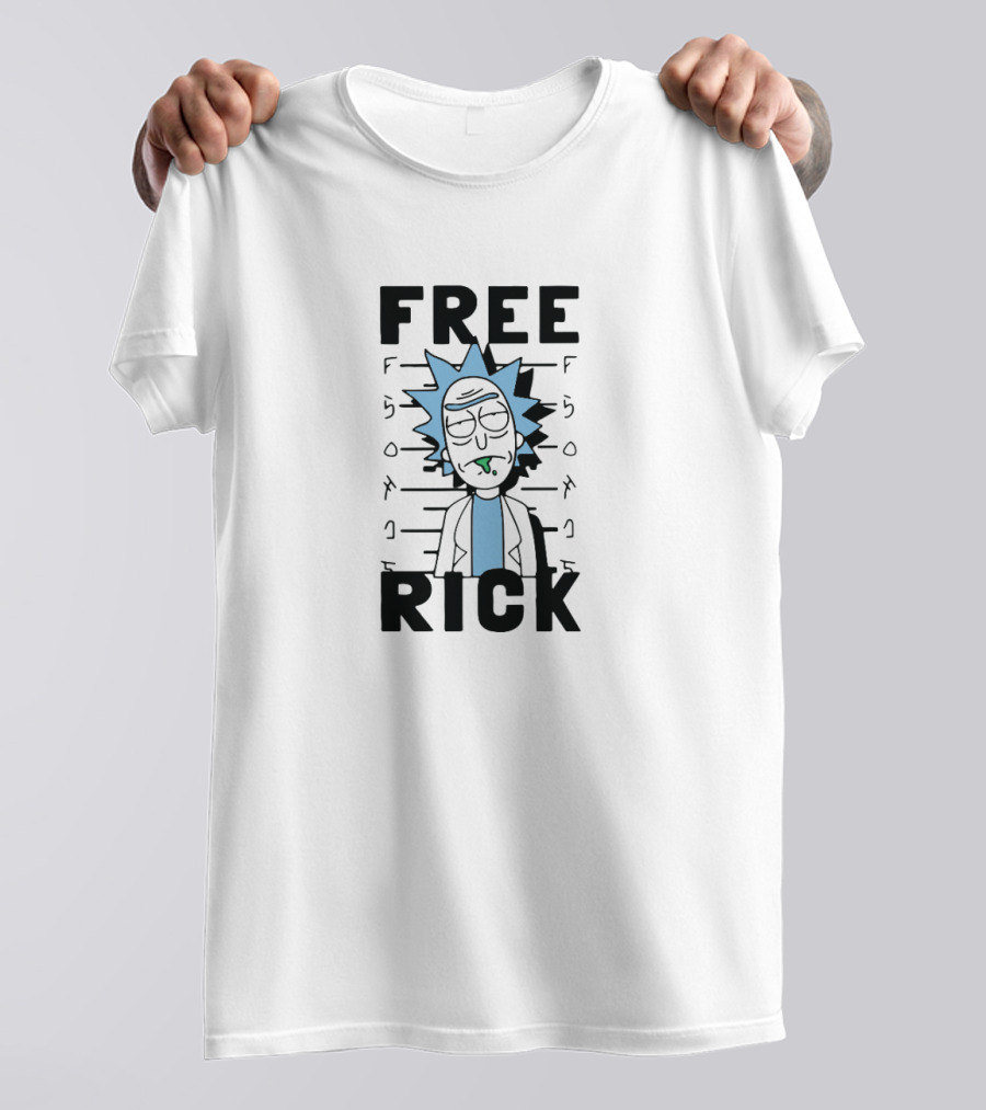 Rick And Morty Free Rick Mugshot T-Shirt