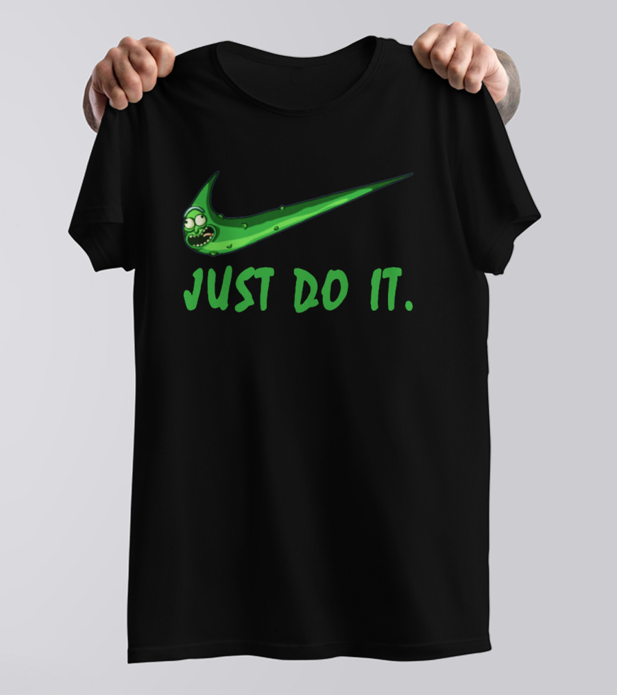 Just Do It Pickle Rick Nike T-Shirt