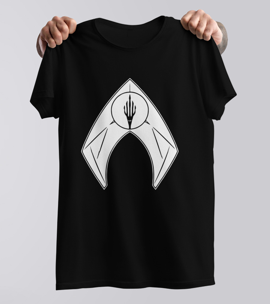 Aquaman Trident Symbol Superhero Icon T-Shirt