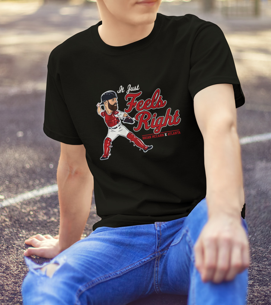 It Just Feels Right Brian McCann X Atlanta T-Shirt