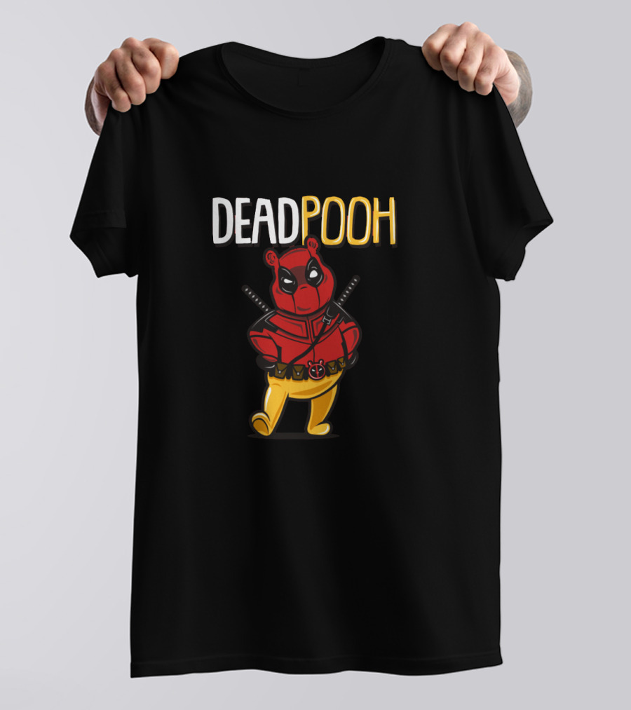 Deadpooh Deadpool X Pooh Character Crossover Mashup T-Shirt