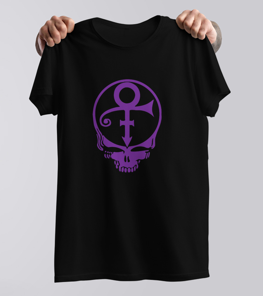 Prince Symbol And Grateful Dead Steal Your Face Mashup Icon S Head T-Shirt