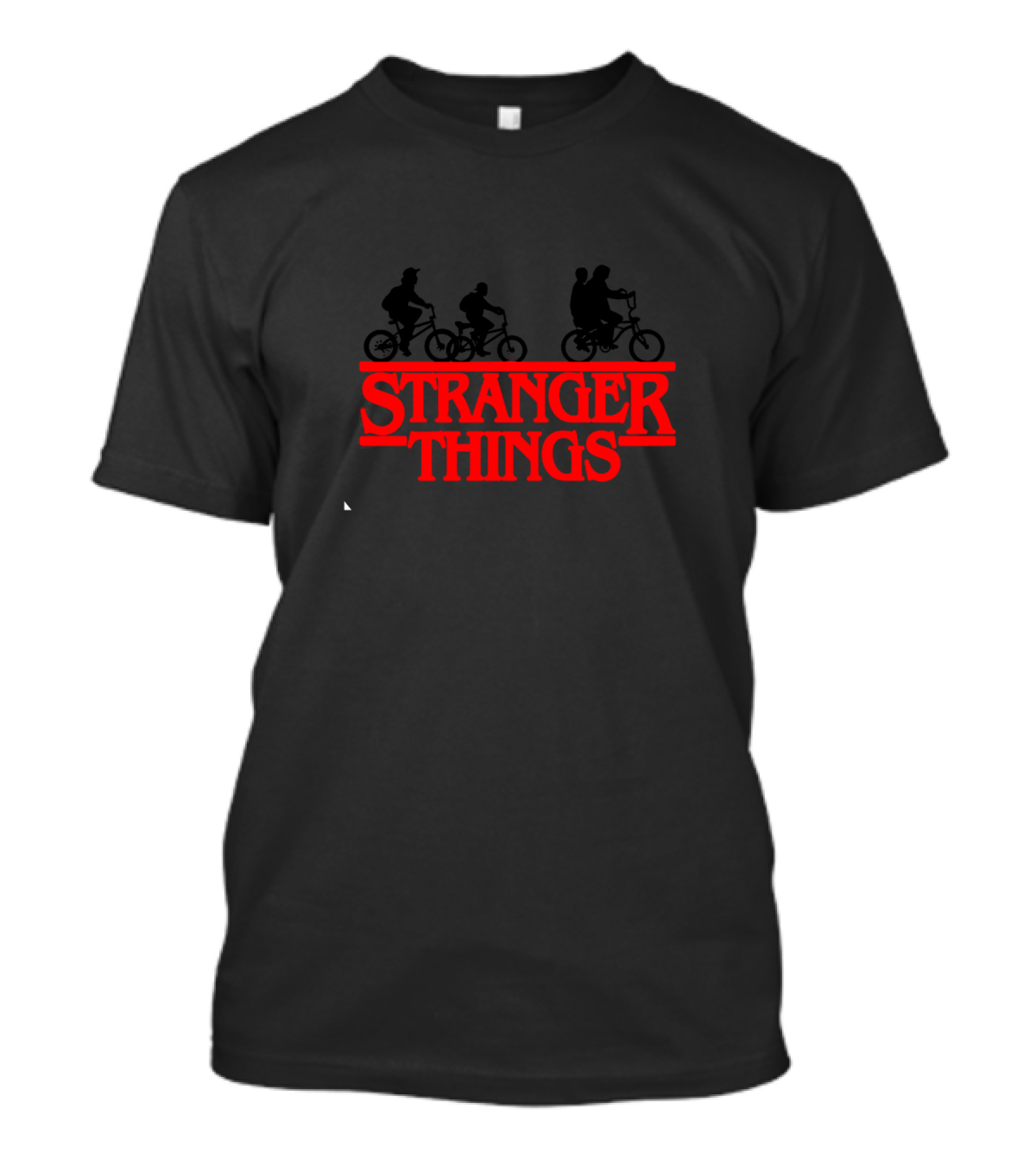 Stranger Things Biking Silhouette Adventure T-Shirt